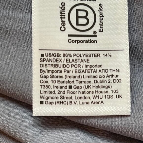 Athleta Refined Zephyr Tank, Blue Pattern, Size L - Picture 4 of 5